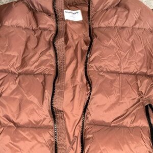 Brown Old Navy puffer jacket for winter